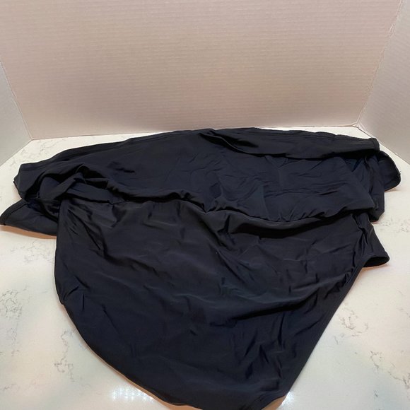 NWT Christina Black Skirted Bottom Swimsuit - Picture 3 of 9